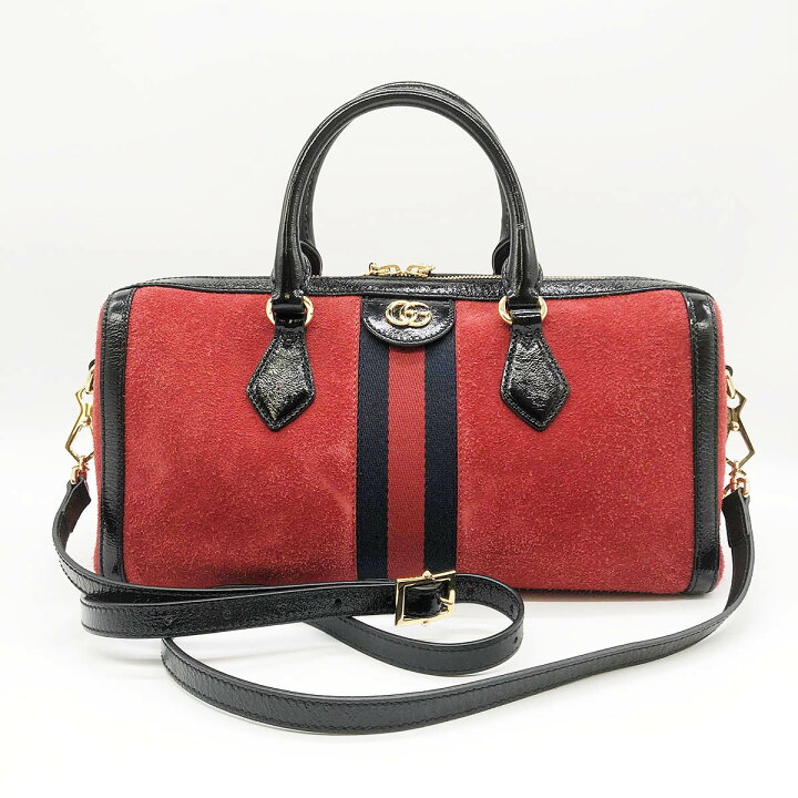 楽天市場】GUCCI グッチ シェリーライン ミニボストン ボストンバッグ 