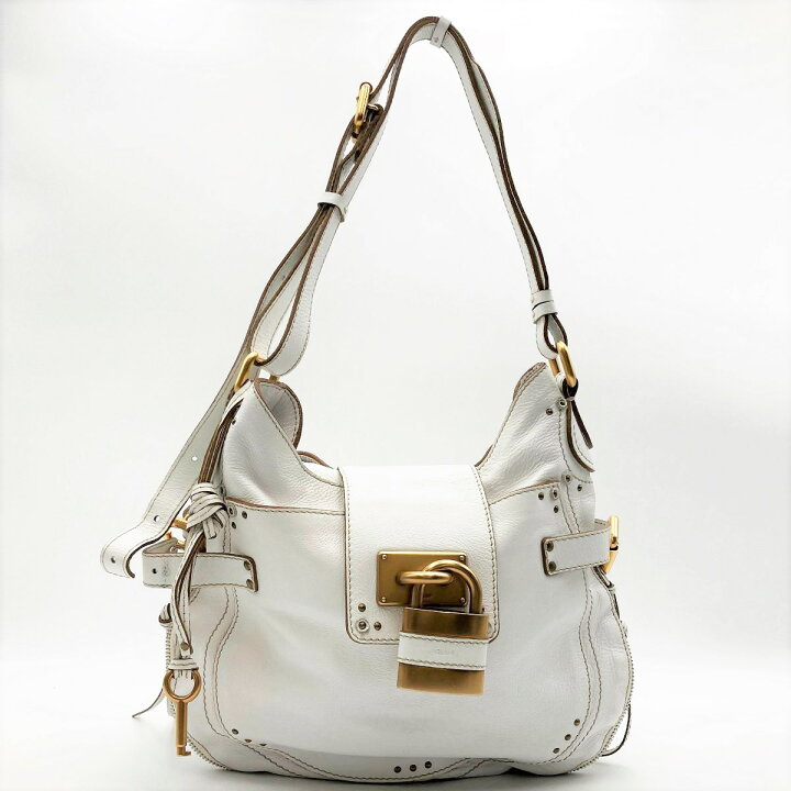 楽天市場】最終セール 美品 Chloé クロエ パディントン ショルダー 
