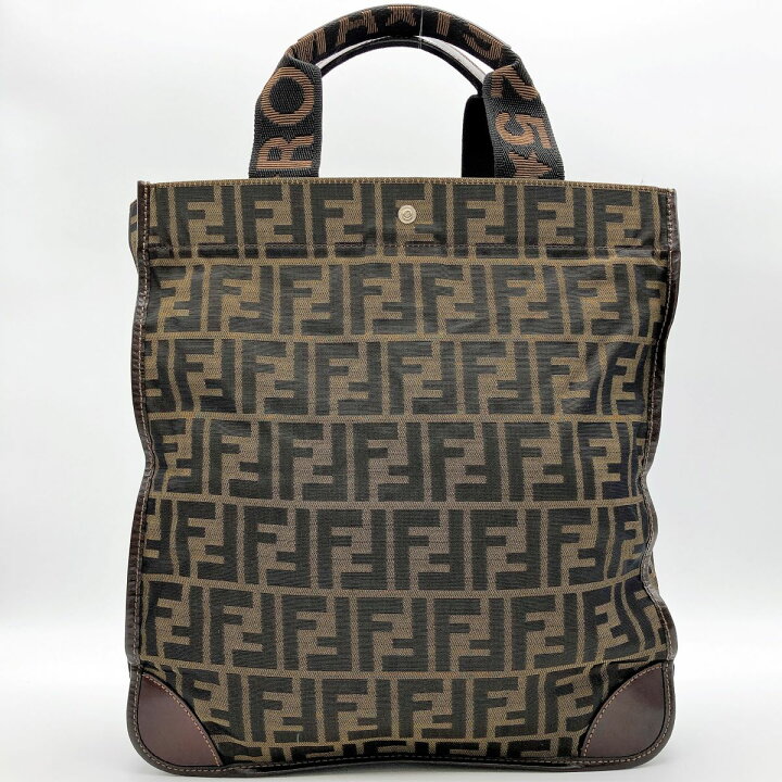楽天市場】FENDI フェンディ ズッカ柄 トートバッグ ハンドバッグ 
