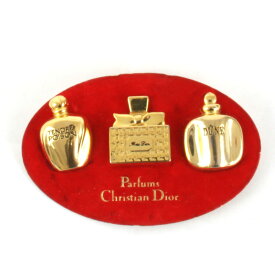 『USED』 Christian Dior クリスチャンディオール パフューム ピンバッジ セット その他ファッション雑貨 メタル ゴールド レディース【中古】