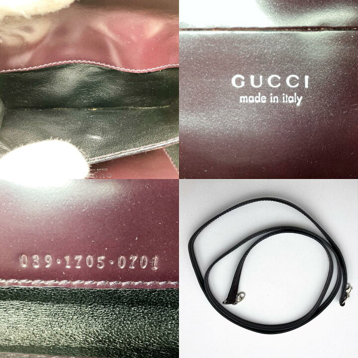 楽天市場】美品 GUCCI グッチ バンブー 財布 ショルダー ポシェット 