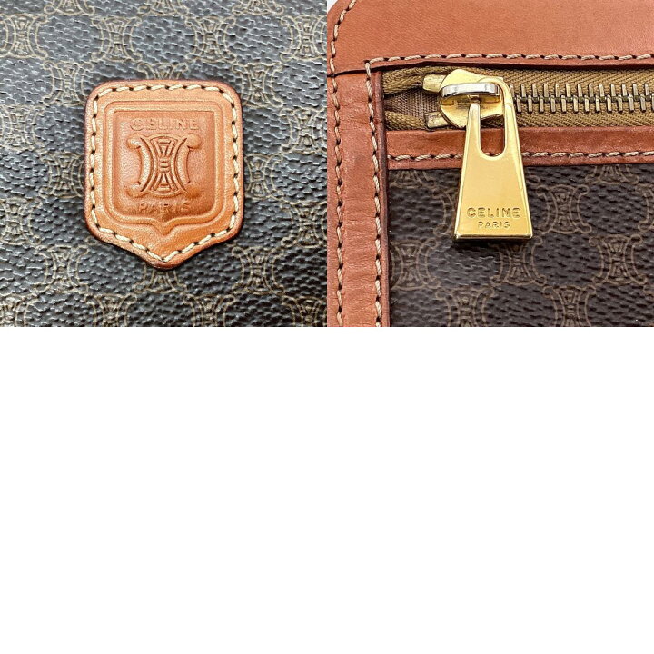 楽天市場】美品 CELINE セリーヌ マカダム柄 クラッチバッグ セカンド 