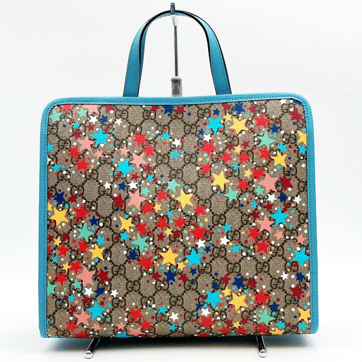楽天市場】超美品 GUCCI グッチ GGスプリーム スター トートバッグ  