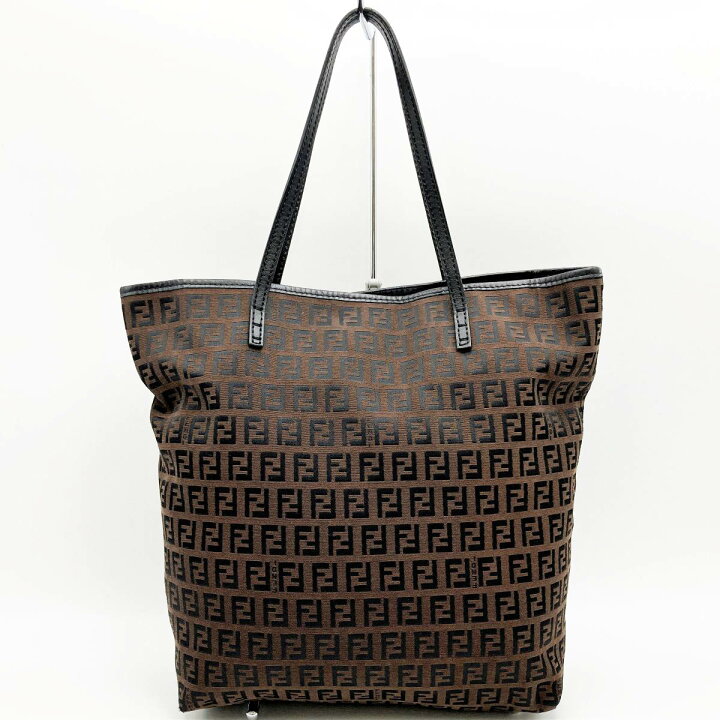 楽天市場】セール 美品 FENDI フェンディ ズッキーノ トートバッグ 