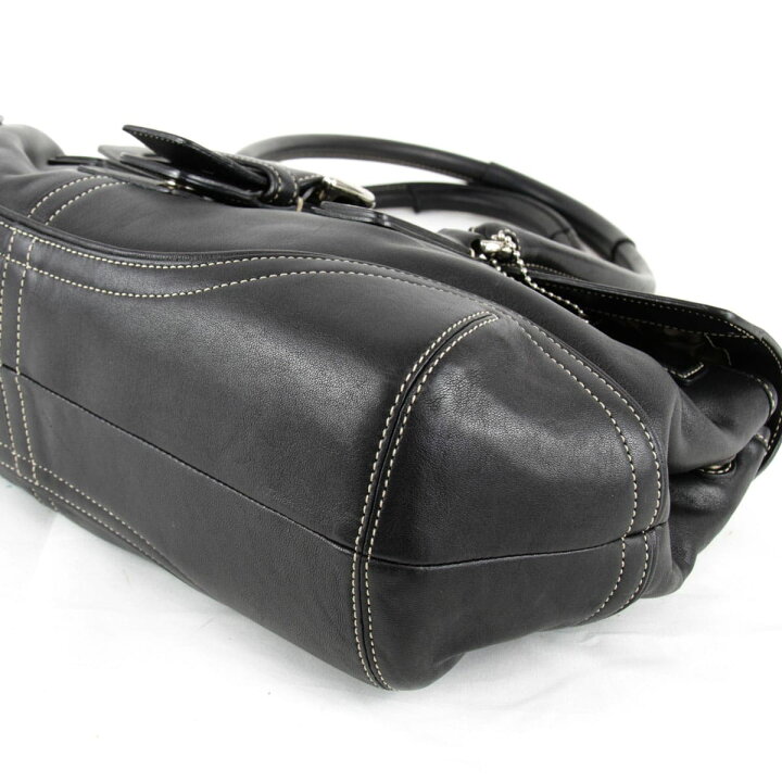 楽天市場】『USED』 COACH コーチ 9251 ハンドバッグ レザー ブラック 