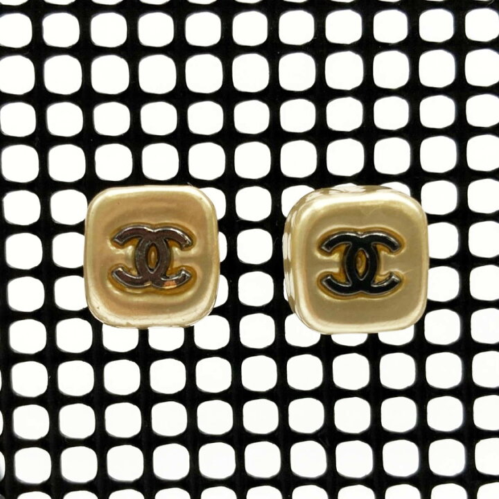 楽天市場】セール CHANEL シャネル ピアス ココマーク シャンパン 