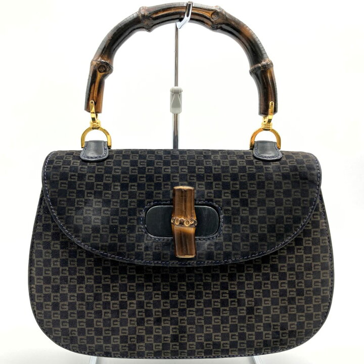 楽天市場】GUCCI グッチ オールドグッチ ハンドバッグ スウェード 