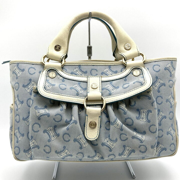 楽天市場】CELINE セリーヌ ブギーバッグ Cマカダム ハンドバッグ 