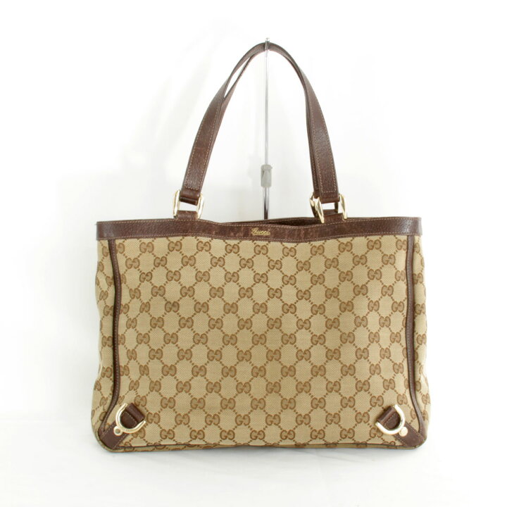 楽天市場】『USED』 GUCCI グッチ アビー トートバッグ GGキャンバス 