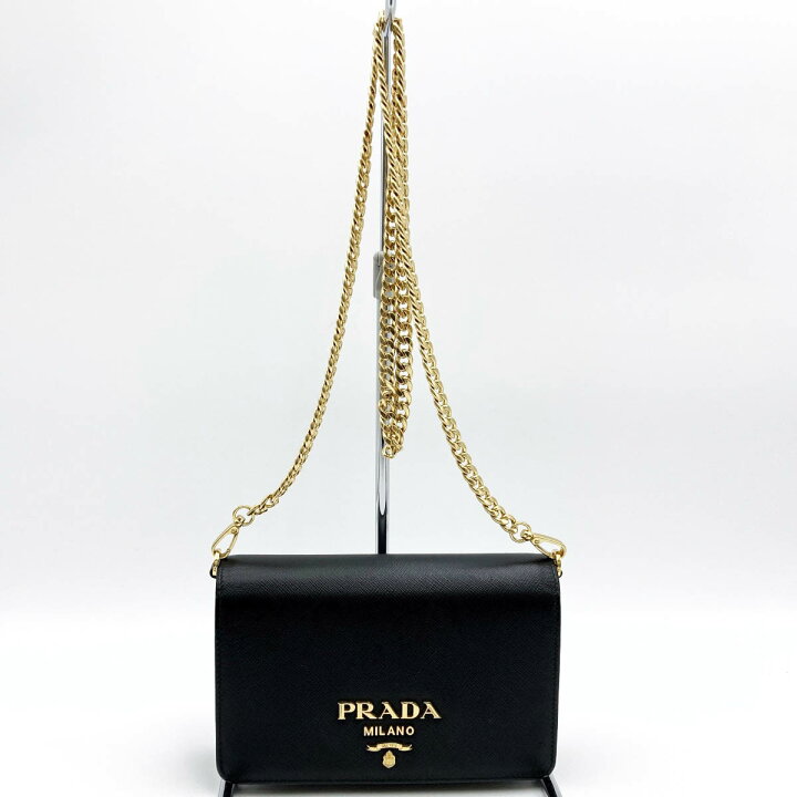 楽天市場】美品 PRADA プラダ ショルダーバッグ チェーンショルダー  