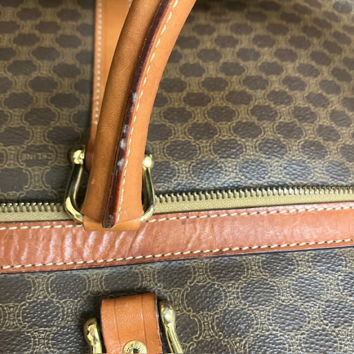 楽天市場】CELINE セリーヌ マカダム柄 ボストンバッグ 旅行鞄 