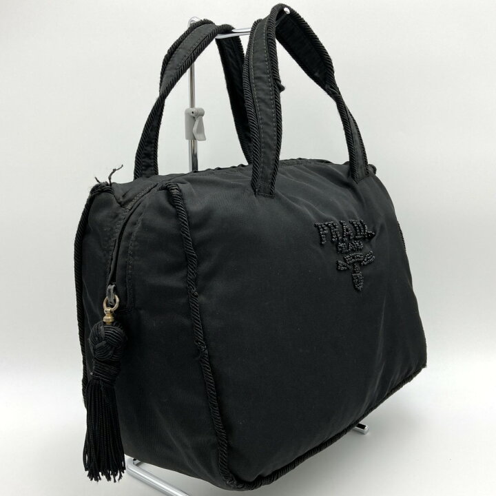 楽天市場】PRADA プラダ ハンドバッグ ミニバッグ ブラック 黒 