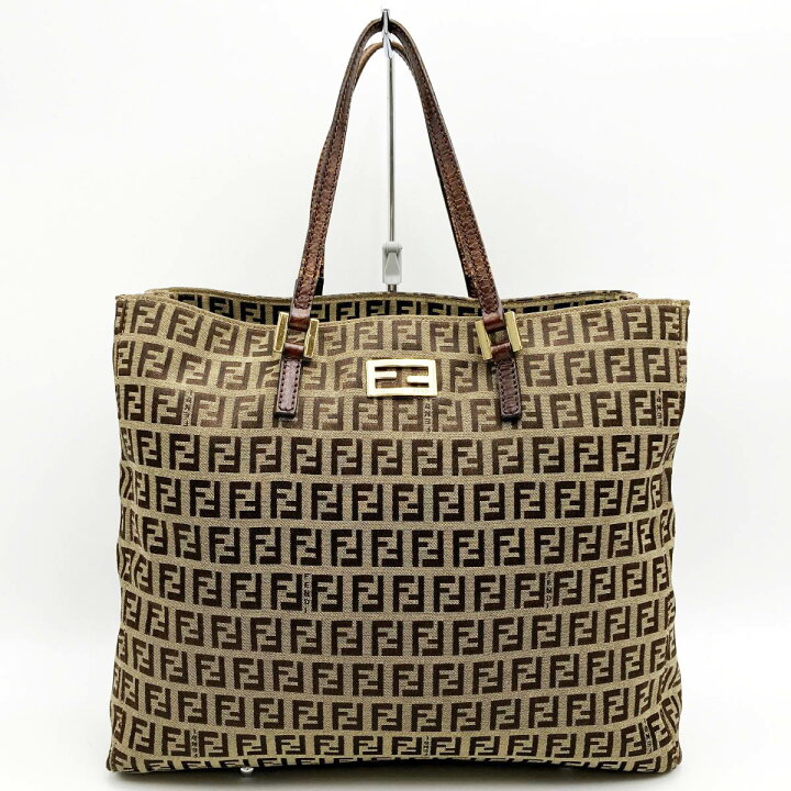 楽天市場】FENDI フェンディ ズッキーノ トートバッグ ハンドバッグ 