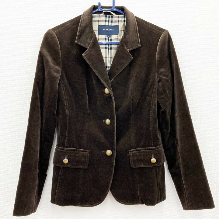 楽天市場】美品 BURBERRY バーバリー テーラード ジャケット 38 