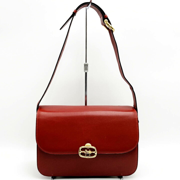 楽天市場】CELINE セリーヌ ショルダーバッグ サルキー 馬車金具 