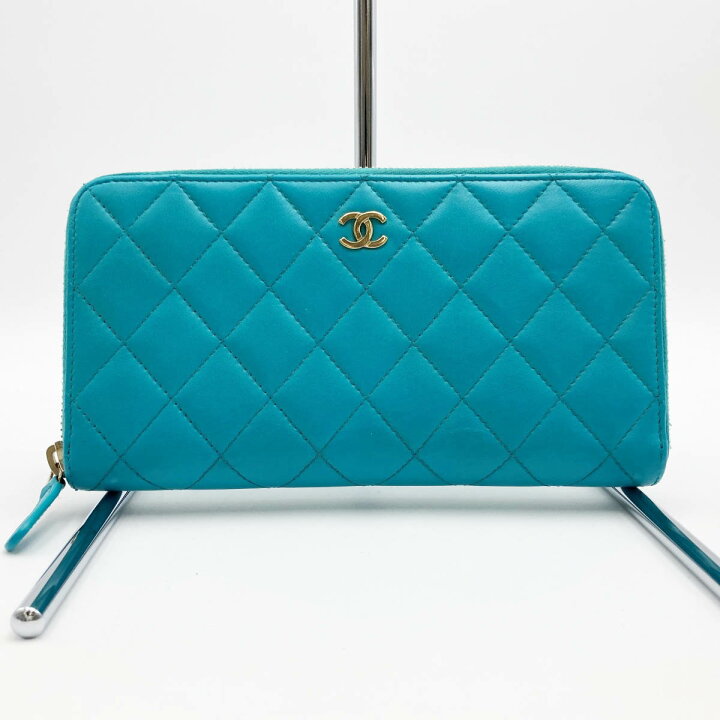 楽天市場】【CHANEL】 シャネル 長財布 マトラッセ ココマーク 