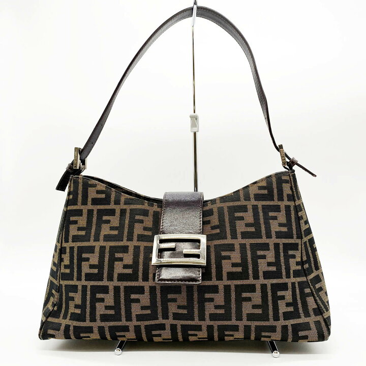 楽天市場】美品 FENDI フェンディ ズッカ ショルダーバッグ 肩掛け 