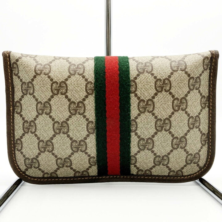 楽天市場】美品 GUCCI グッチ GG柄 オールドグッチ ポーチ クラッチ 