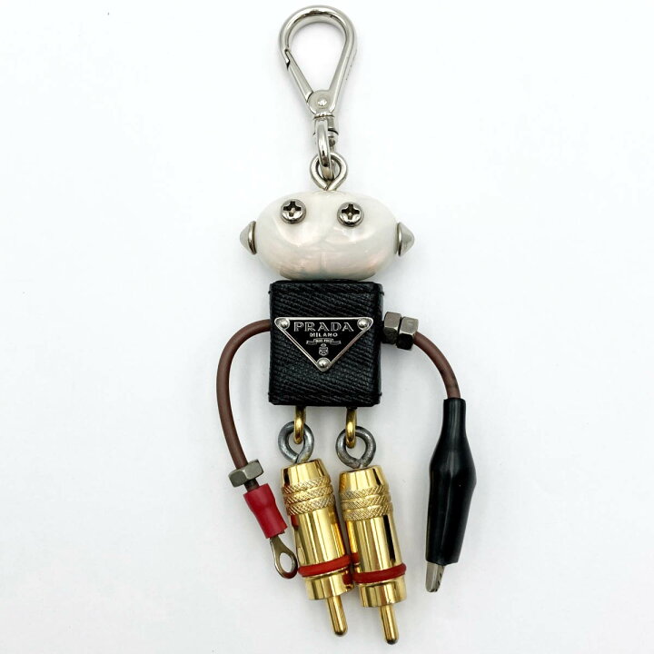 楽天市場】中美品 PRADA プラダ トリックロボット キーホルダー 