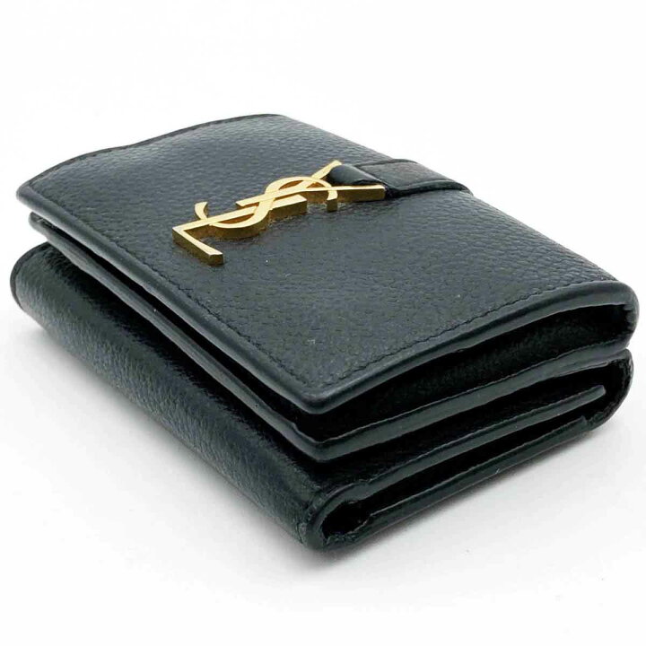 楽天市場】YVES SAINT LAURENT イヴ・サンローラン 三つ折り財布 財布 
