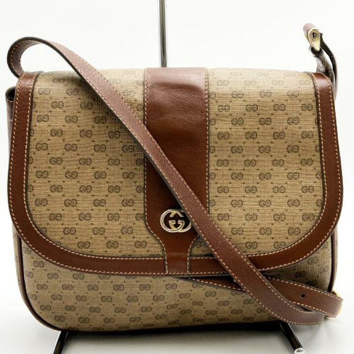 楽天市場】GUCCI グッチ ショルダーバッグ ポシェット マイクロGG 