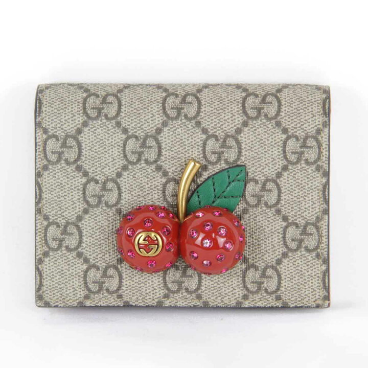 楽天市場】美品『USED』 GUCCI グッチ 476050-8694 二つ折り財布 GG 