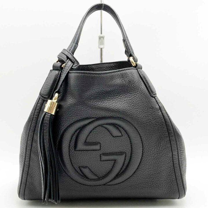 楽天市場】美品 GUCCI グッチ ソーホー ハンドバッグ トートバッグ  