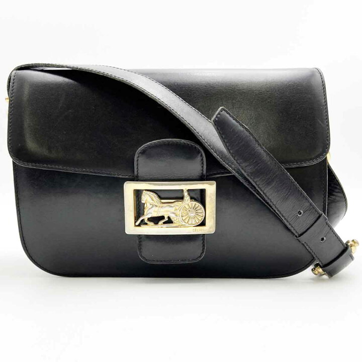 セリーヌ CELINE 馬車金具 ショルダーバッグ 肩掛け ショルダーバッグ  