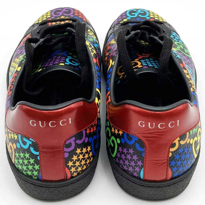 楽天市場】【美品】 GUCCI グッチ GG柄 スニーカー 靴 ローカット 