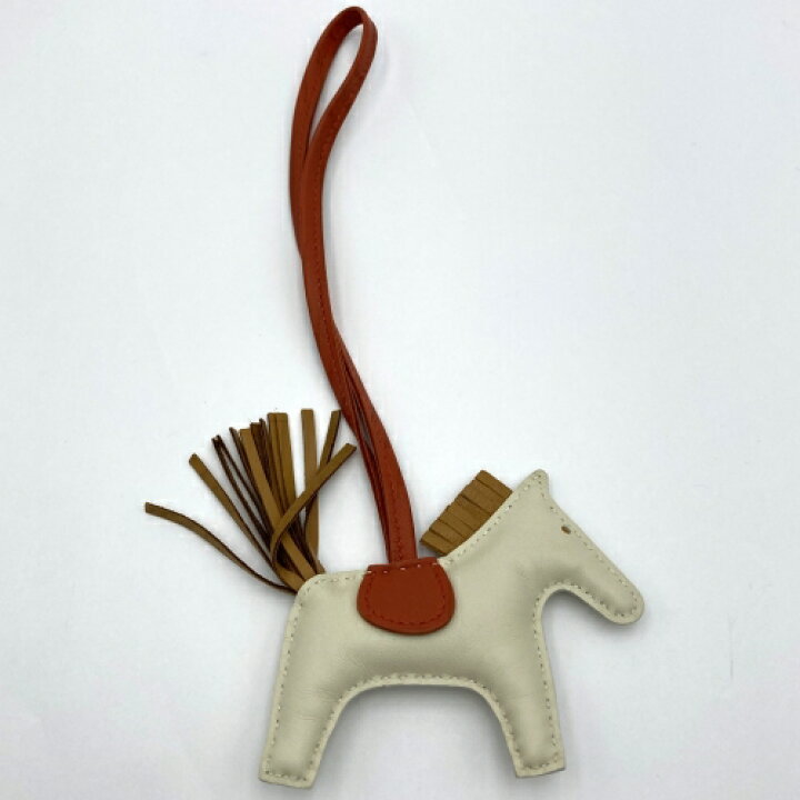 楽天市場】エルメス キーホルダー チャーム 馬型 ロデオ アイボリー 