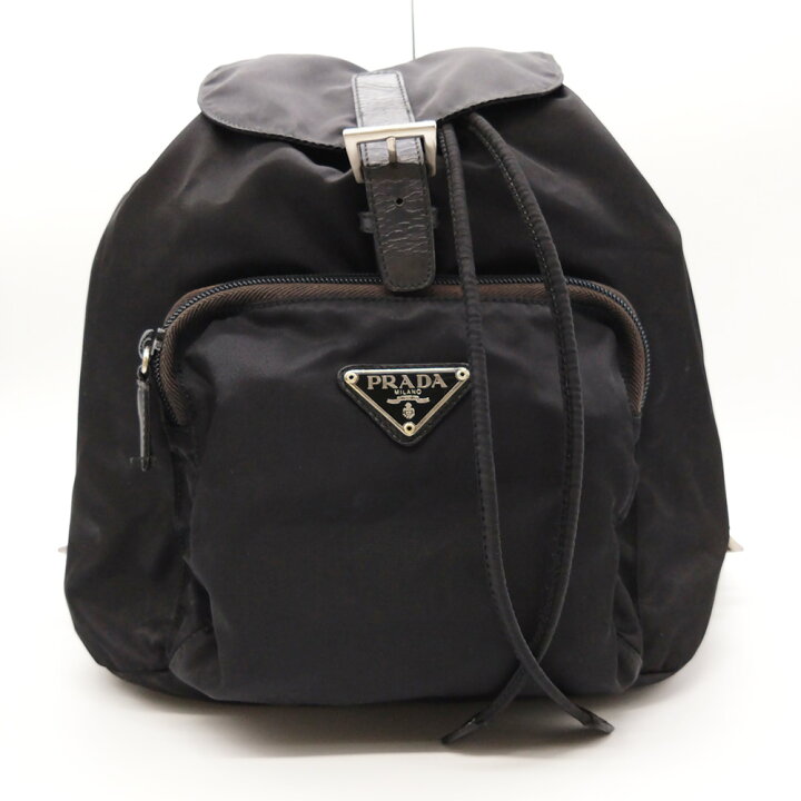 楽天市場】PRADA プラダ リュックサック デイパック ブラック 黒