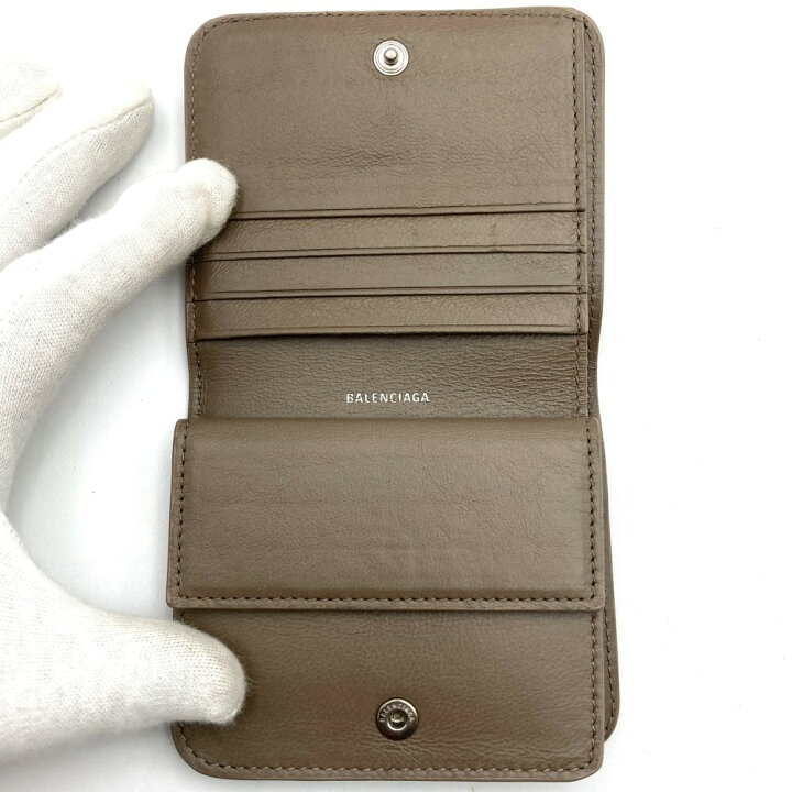 楽天市場】BALENCIAGA バレンシアガ 594216 二つ折り財布 コンパクト 