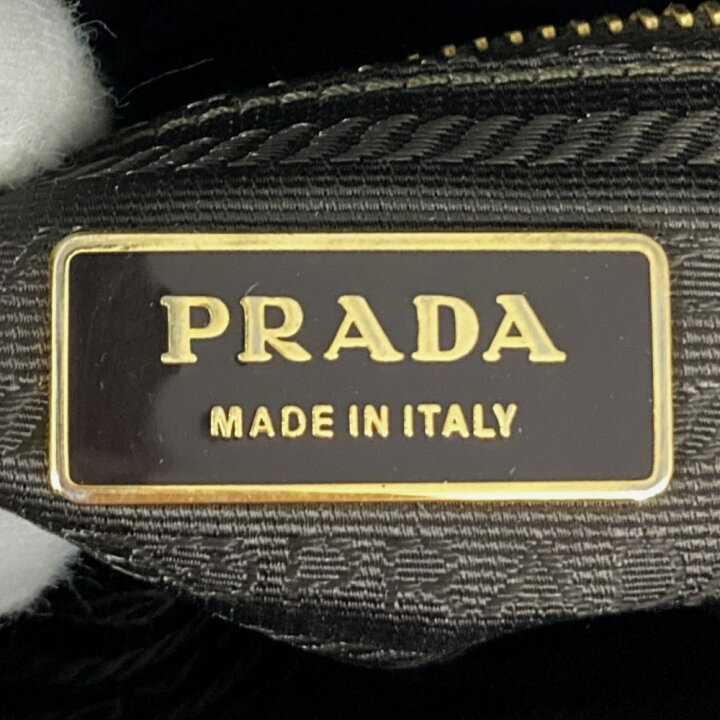楽天市場】PRADA プラダ ハンドバッグ 三角プレート レザー レッド 