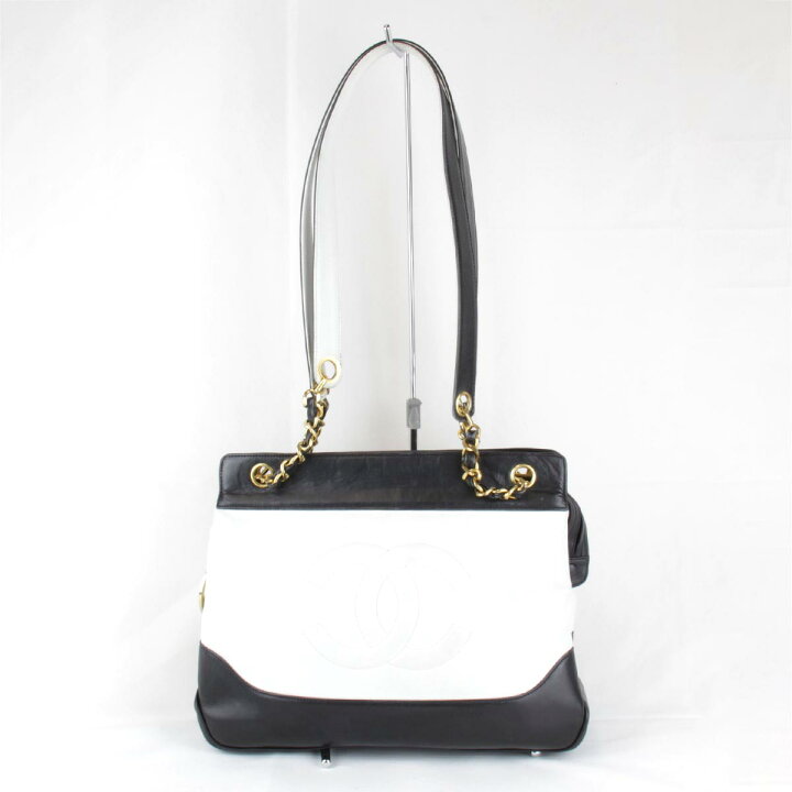 楽天市場】『USED』 CHANEL シャネル バイカラー チェーン ショルダー  