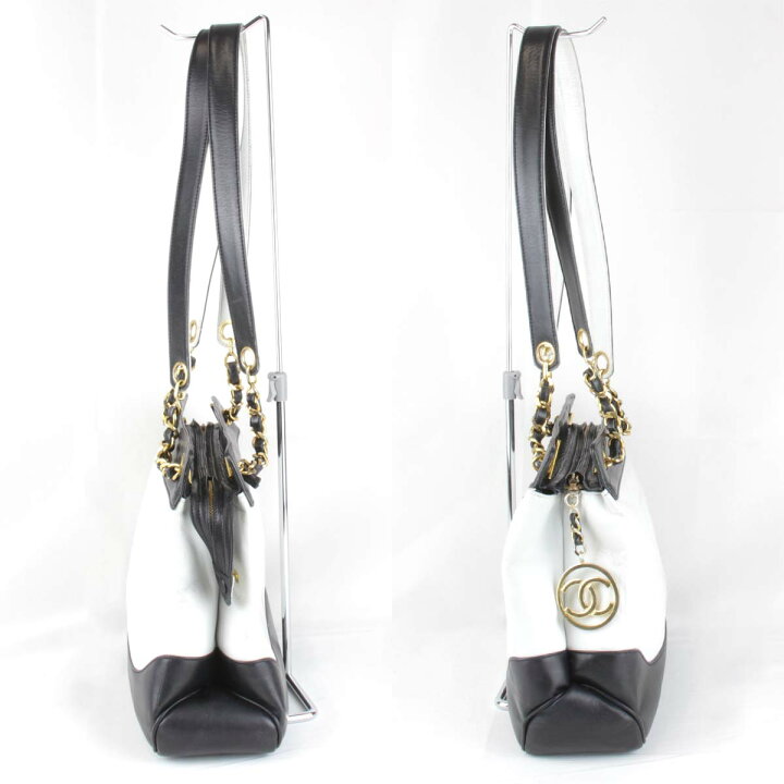 楽天市場】『USED』 CHANEL シャネル バイカラー チェーン ショルダー  