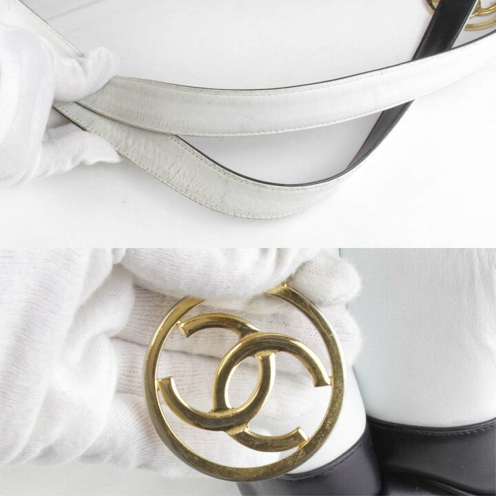 楽天市場】『USED』 CHANEL シャネル バイカラー チェーン ショルダー  