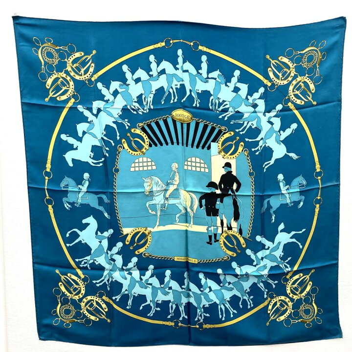 楽天市場】HERMES エルメス カレ90 MANEGE 馬 スカーフ ヴィンテージ 