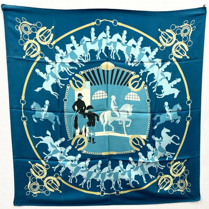 楽天市場】HERMES エルメス カレ90 MANEGE 馬 スカーフ ヴィンテージ 