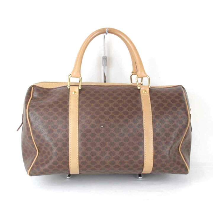楽天市場】『USED』 CELINE セリーヌ マカダム柄 ミニボストンバッグ  