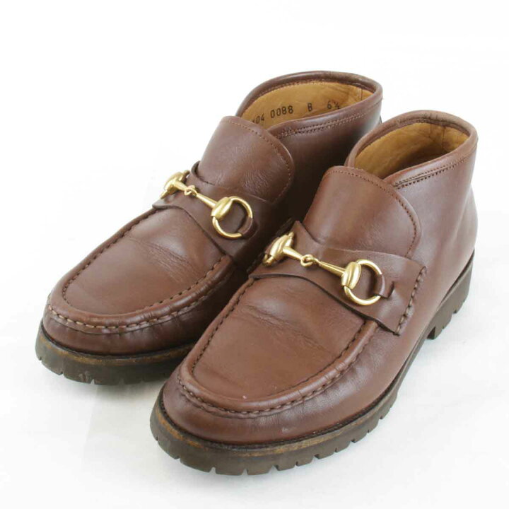 楽天市場】『USED』 GUCCI グッチ ホースビット ハイカットローファー 
