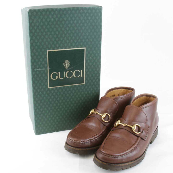 楽天市場】『USED』 GUCCI グッチ ホースビット ハイカットローファー 