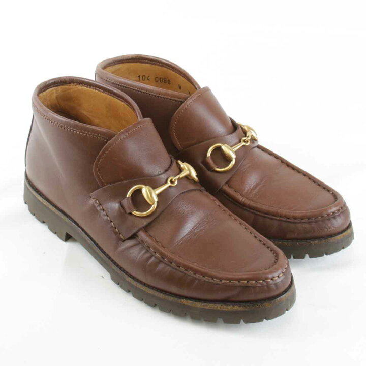 楽天市場】『USED』 GUCCI グッチ ホースビット ハイカットローファー 