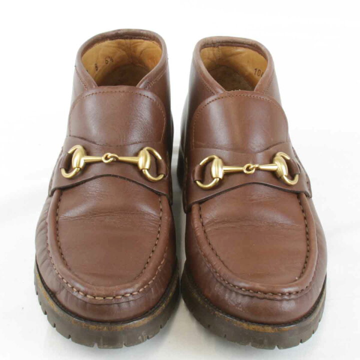 楽天市場】『USED』 GUCCI グッチ ホースビット ハイカットローファー 