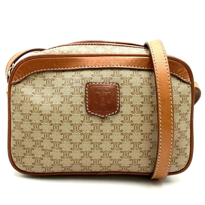 楽天市場】CELINE セリーヌ 斜め掛けショルダーバッグ 肩掛け ベージュ  