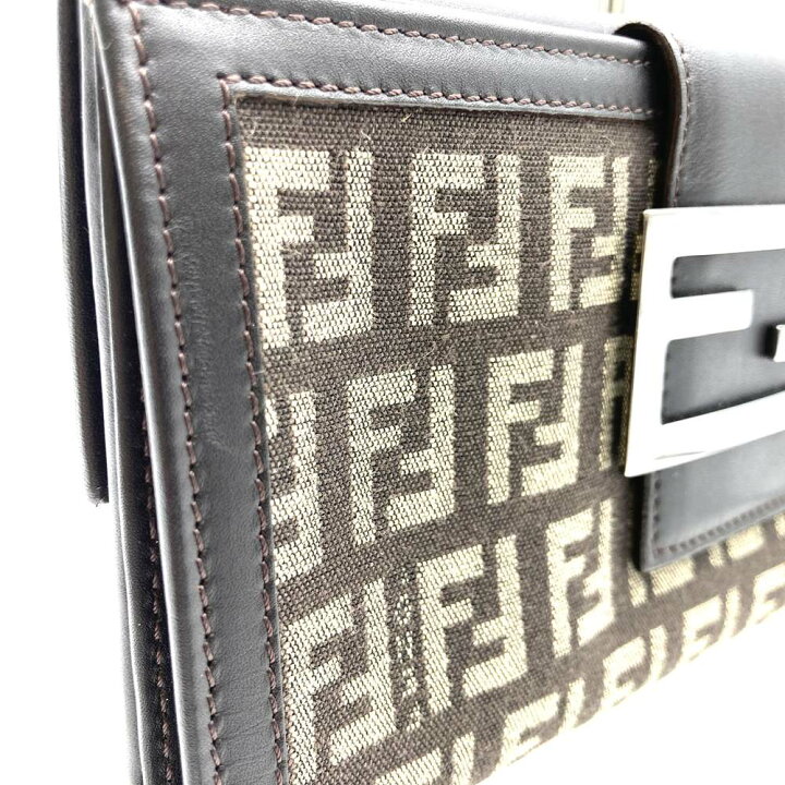 楽天市場】＼美品／FENDI フェンディ ズッキーノ 8M0032 長財布 FF柄  