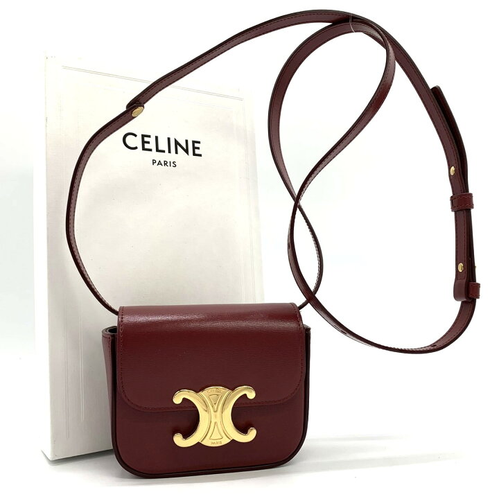 楽天市場】美品 CELINE セリーヌ ミニクロード ショルダーバッグ ミニ 
