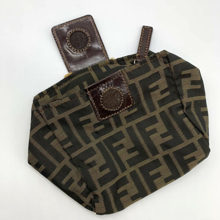 楽天市場】FENDI フェンディ 2241-26539-098 ポーチ カーキ/ブラウン  