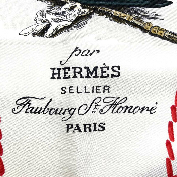 楽天市場】HERMES エルメス CADRENOIR カレ90 シルク ブルー スカーフ  