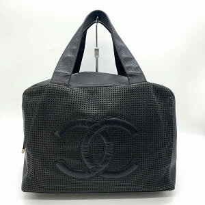 シャネル(CHANEL) キャビアスキン(Caviarskin) 中古 ボストンバッグ  