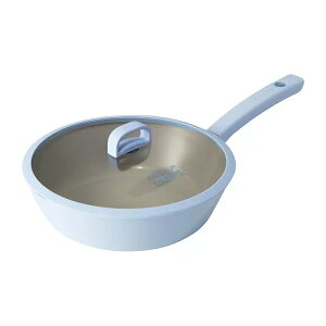 プレミアムドロップス ディープフライパン 22cm・28cm(ガラス蓋付) こびり付きにくい PFOA Free 耐摩耗性テスト200万回クリア 少量の油調理 シルクのような表面加工 アンカー構造 耐食性テス